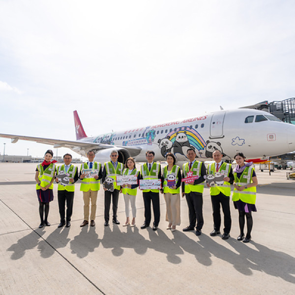 Image: Hong Kong Airlines × Ocean Park Panda Friends Livery Aircraft Receives Comprehensive Upgrade
