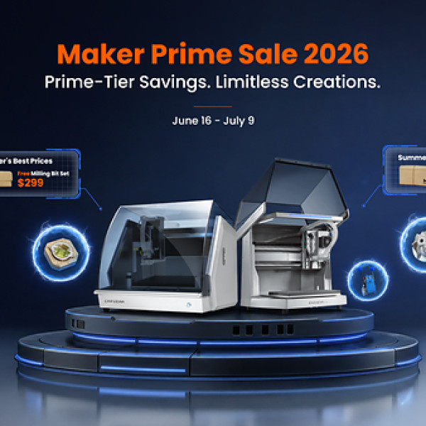Image: Makera Launches Maker Prime Sale with the Biggest Summer Savings on Desktop CNC Machines