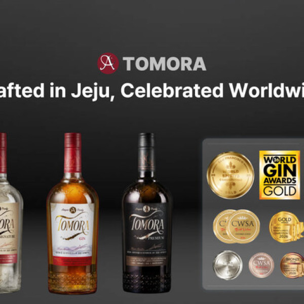 Image: Premium Jeju Fruit Spirit "TOMORA" Wins Consecutive Awards at Major Global Spirits Competitions