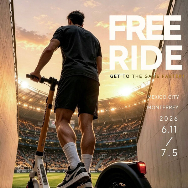 Image: Segway and Whoosh Launch Free Ride Campaign Across Mexico During the 2026 Tournament World Cup to Support Urban Mobility