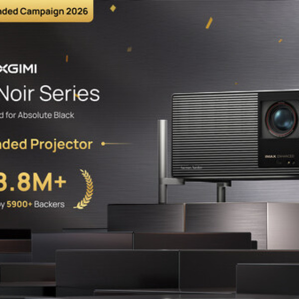 Image: XGIMI Concludes Crowdfunding Campaign for TITAN Noir Series 4K Projectors, Raising Over $18.8 Million as Kickstarter's Highest-Funded Campaign of 2026