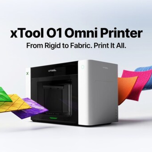 Image: xTool Launches O1 Omni Printer: The World's First All-in-One Desktop Printer for Virtually Any Material