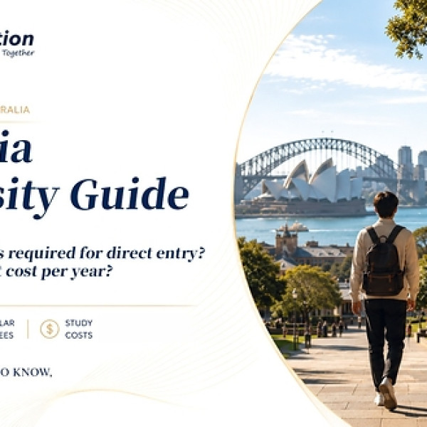 Image: Aston Education, an overseas study specialist, consolidates key information on studying at Australian universities: DSE entry requirements, popular subjects, and study costs at a glance