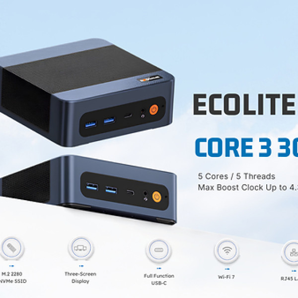 Image: BOSGAME Introduces E6 ECO, One of the First Mini PCs Powered by Intel's New Intel Core 3 Processor 304