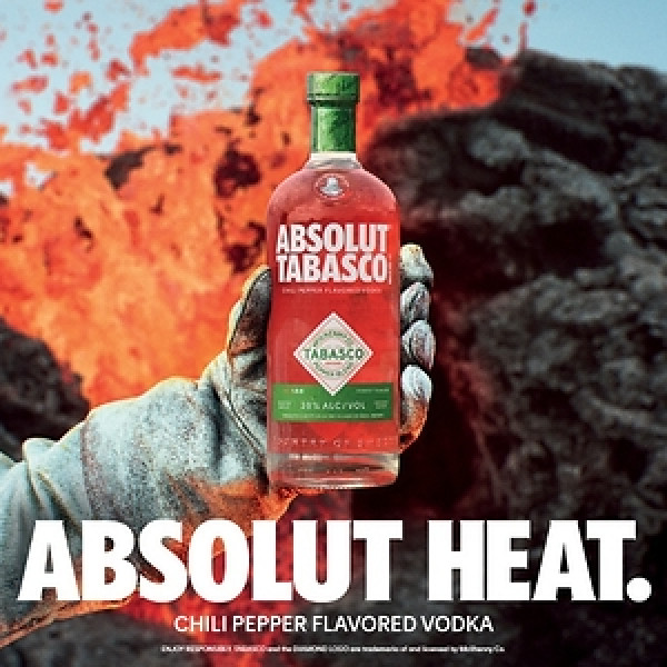 Image: COMING IN HOT. ABSOLUT AND TABASCO® LAUNCH NEW SPICY VODKA