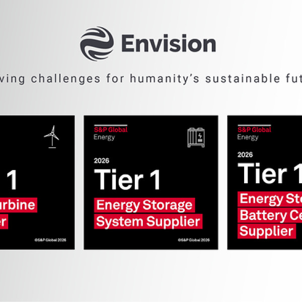 Image: Envision Named to S&P Global Tier 1 Cleantech Companies List for the Second Consecutive Year