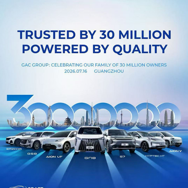 Image: GAC Group's 30 Million Vehicle Milestone: The Numbers Behind "GAC Speed"