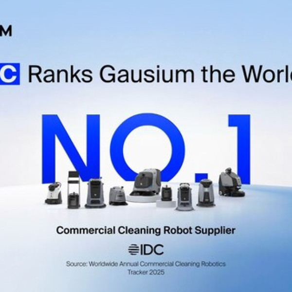 Image: Gausium Ranked World's No.1 Commercial Cleaning Robot Supplier by IDC, Shifting From Flagship Wins to Scalable Growth