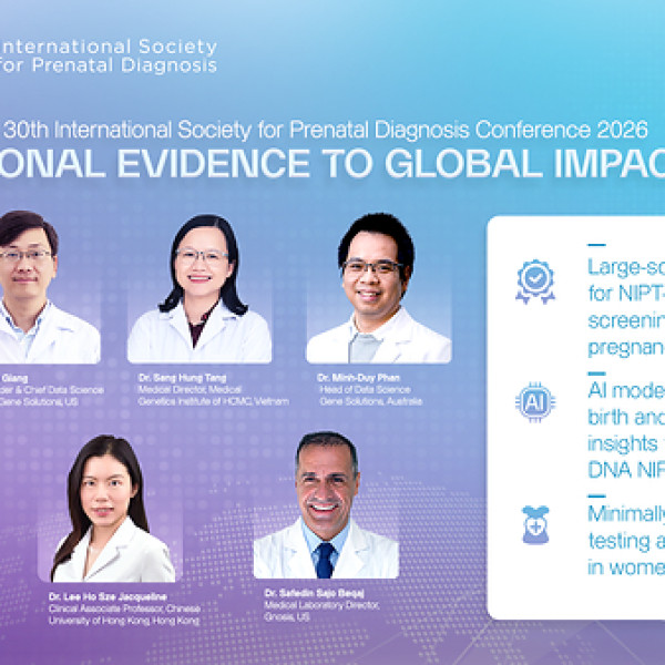 Image: Gene Solutions Showcases Global Evidence and Responsible Innovation in Prenatal and Women's Genomic Health at ISPD 2026