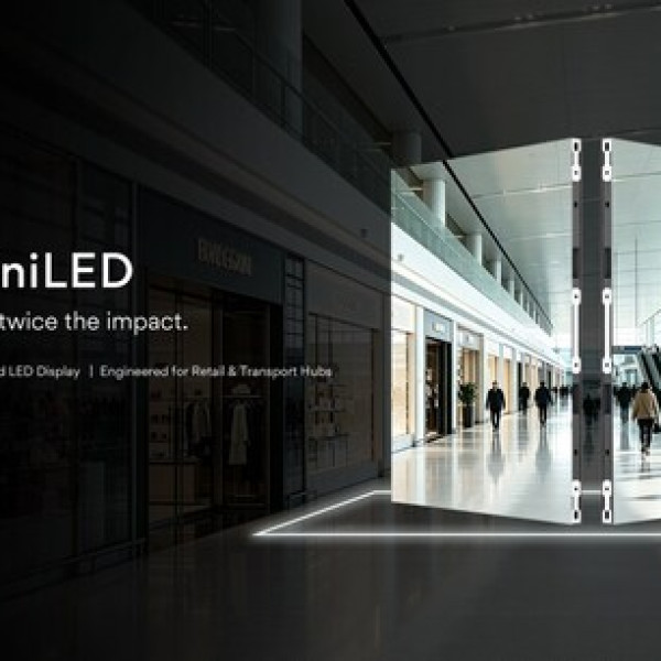 Image: INFiLED Launches GeminiLED Series: a Dual-Sided LED Display for Public Spaces