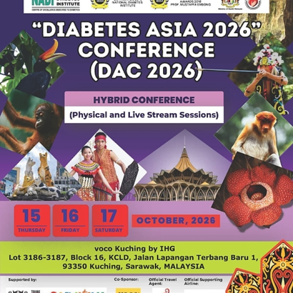 Image: Kuching to Host Asia's Leading Diabetes Experts at "Diabetes Asia 2026" Conference (DAC 2026)