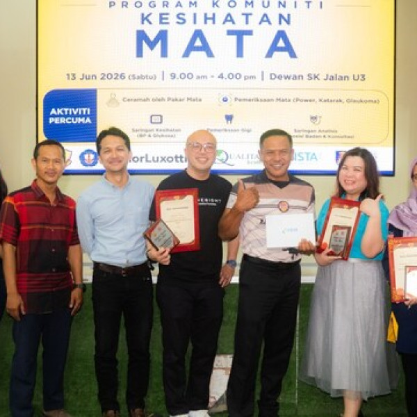 Image: Malaysia Faces Rising Childhood Myopia Challenge: VISTA Eye Specialist, EssilorLuxottica, UiTM and SK Jalan U3 Join Forces to Protect Children's Vision