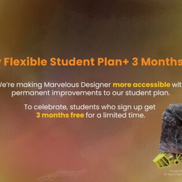 Image: MARVELOUS DESIGNER EXPANDS STUDENT PLAN, ADDS LIMITED THREE-MONTH FREE OFFER