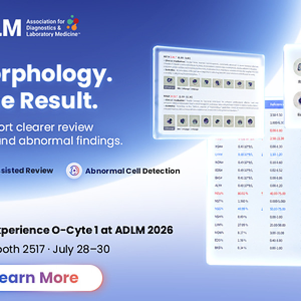 Image: Ozelle Launches O-Cyte 1 at ADLM 2026, Marking a New Step in AI-Powered Hematology