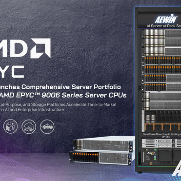 Image: Qisda Group's AEWIN Launches Comprehensive Server Portfolio Featuring AMD EPYC™ 9006 Series Server CPUs