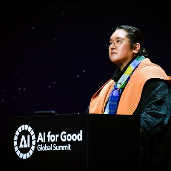 Image: "The Future of AI is Soul" -- Galaxy Corporation CEO Yong-ho Choi Graces the Finale of UN 'AI for Good' Summit