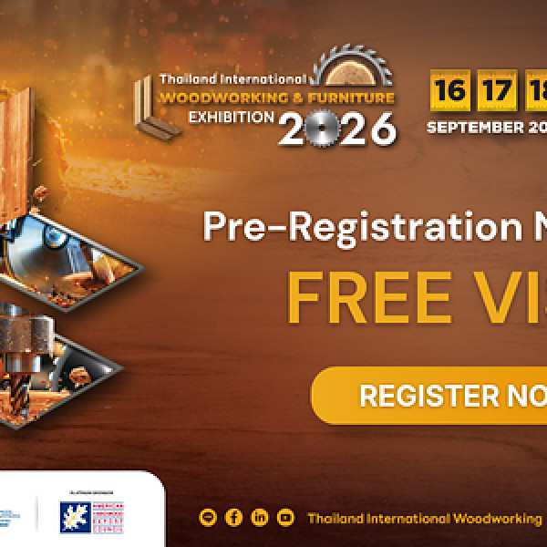 Image: TIWF 2026 Set to Return as the Year's Premier Event, Elevating the Woodworking and Furniture Industry Across ASEAN