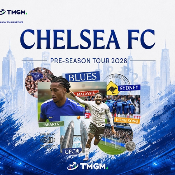 Image: TMGM joins Chelsea FC on their 2026 Asia-Pacific Pre-Season Tour