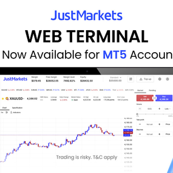 Image: Trade Directly from Your Browser: JustMarkets Launches Its Web Terminal