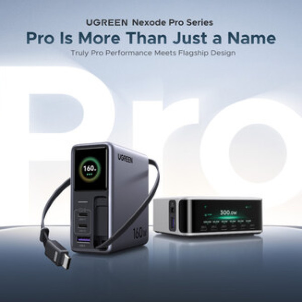 Image: UGREEN Expands the Nexode Pro Series with Smart Displays for Everyday Charging