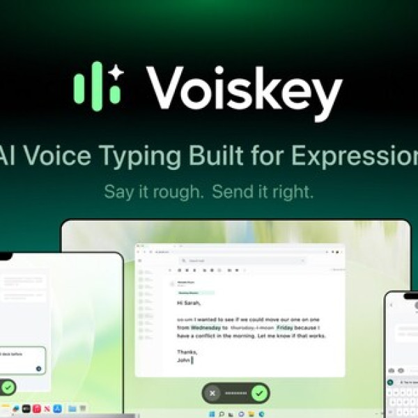 Image: Voiskey Officially Launches: The First AI Voice Typing App Focused on Expression Intelligence