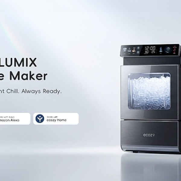 Image: ecozy Introduces the Mistalo Max Smart Nugget Ice Maker with IceLumix Panel, a New Solution for Everyday Ice Needs