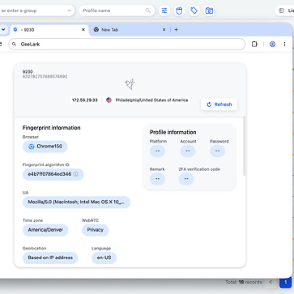 Image: GeeLark Upgrades Browser Infrastructure with Version 150 and Team Password Management