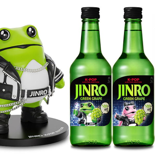 Image: JINRO Unveils Global Limited-Edition 'K-POP Star Toad' Green Grape