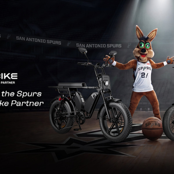 Image: SAN ANTONIO SPURS ANNOUNCE OFFICIAL PARTNERSHIP WITH HEYBIKE