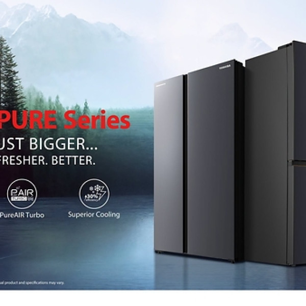 Image: Toshiba Launches NaturePURE Series Refrigerators in Singapore: Not Just Bigger… Purer. Fresher. Better.