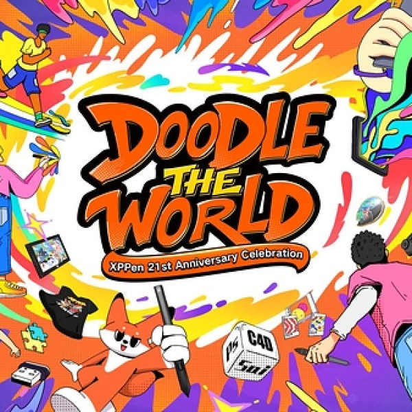 Image: XPPen Marks Its 21st Anniversary with "DOODLE THE WORLD", Bringing Creativity Beyond Boundaries