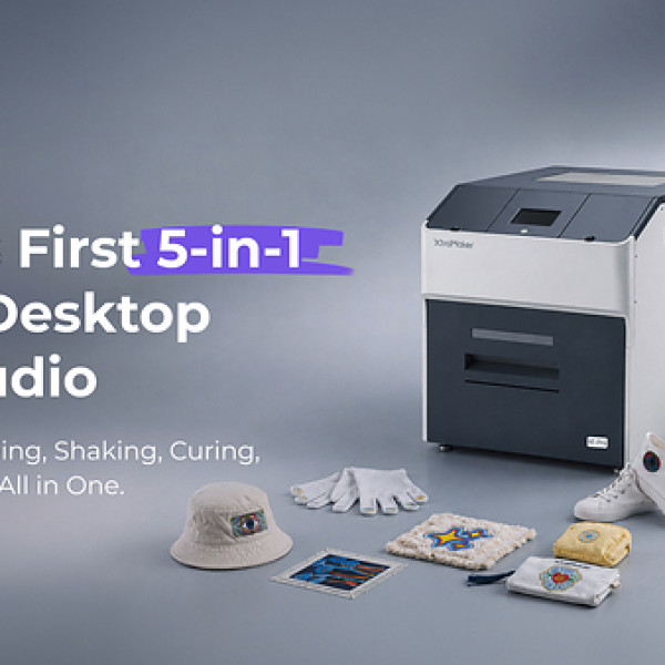 Image: XtraMaker Launches M1 Series on Kickstarter: The World's First 5-in-1 Smart Desktop DTF Studio Built for Creators