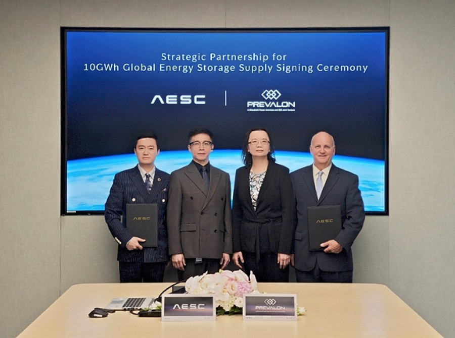 Image: AESC and Prevalon Energy Sign 10+ GWh Strategic Supply Agreement to Support Global Energy Storage Growth