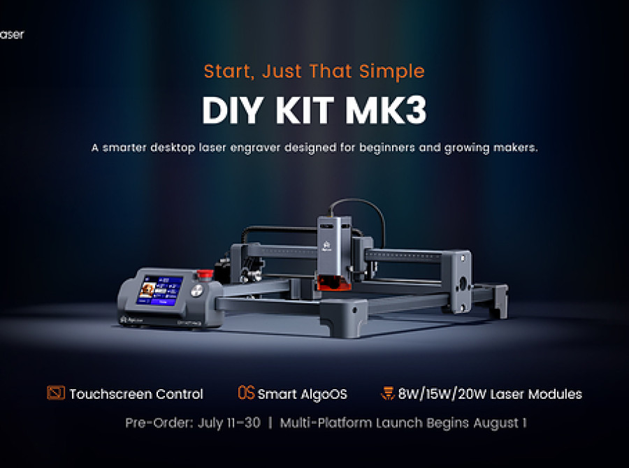 Image: AlgoLaser Launches DIY KIT MK3: Start, Just That Simple--A Smarter Way to Laser Engrave