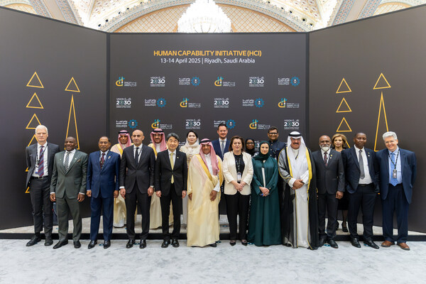 20 Global Ministers Gather in Riyadh for a Ministerial Roundtable on Human Capability Development as part of the Human Capability Initiative (HCI)