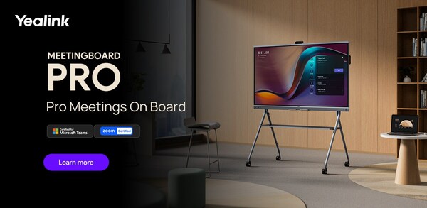 Yealink Launches MeetingBoard Pro to Elevate Meeting Equity and Team Collaboration