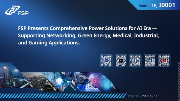 FSP Group Showcases AI-Powered Power Solutions at COMPUTEX 2025, Empowering Smarter Applications with Comprehensive Upgrades