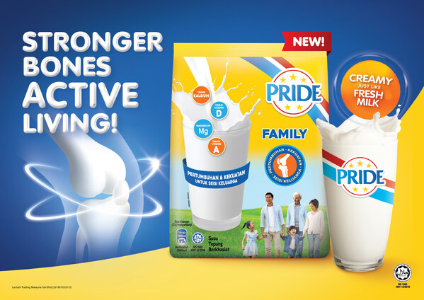 Lactalis Introduces PRIDE Family Milk Powder in Malaysia – Nourishing Stronger Bones and More Active Lives for the Whole Family