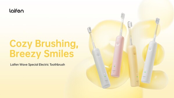 Laifen Expands Award-Winning Electric Toothbrush Line with Launch of Wave Special