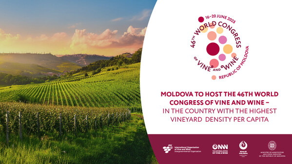 Moldova to Host the 46th World Congress of Vine and Wine – in the Country with the Highest Vineyard Density per Capita