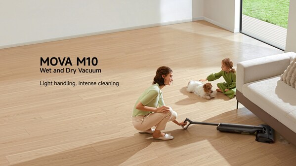 MOVA Introduces M10 - Powerful, Self-Cleaning Wet and Dry Vacuum
