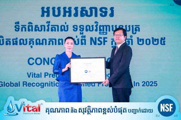 NSF-Certified: Vital Premium Water Raises the Bar for Quality and Trust in Cambodia