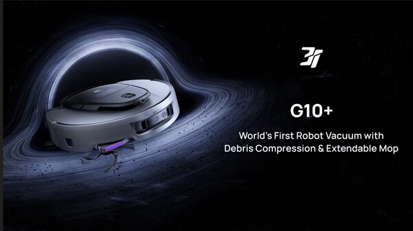 3i Announces Launch of the G10+: World's First Robot Vacuum with Debris Compression & Extendable Mop