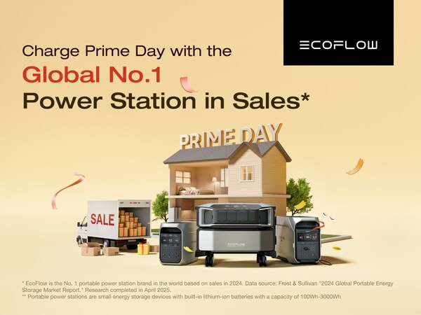 EcoFlow Powers Up Amazon's Prime Day with Doorbuster Savings on Portable Power Solutions