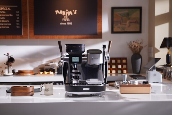 Maxim's de Paris expands to the US market with cutting-edge 'Seine X' home coffee machine