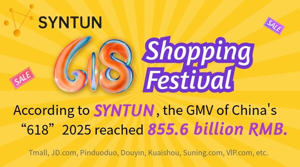 Syntun|2025 "618" Promotion Report: GMV Reaches 855.6 billion RMB