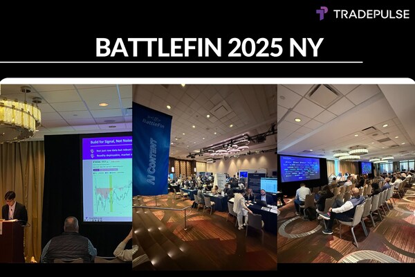 TradePulse Technologies Named Runner-Up at BattleFin Alternative Data Conference in New York
