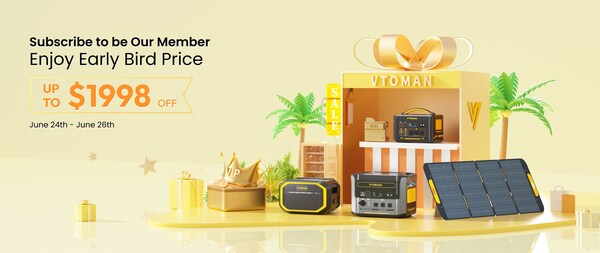 VTOMAN Launches 2025 Prime Day Campaign: FlashSpeed 1500 Featured in Exclusive Early-Bird Offer, Up to 64% Off Sitewide, and Lucky Draw Gifts