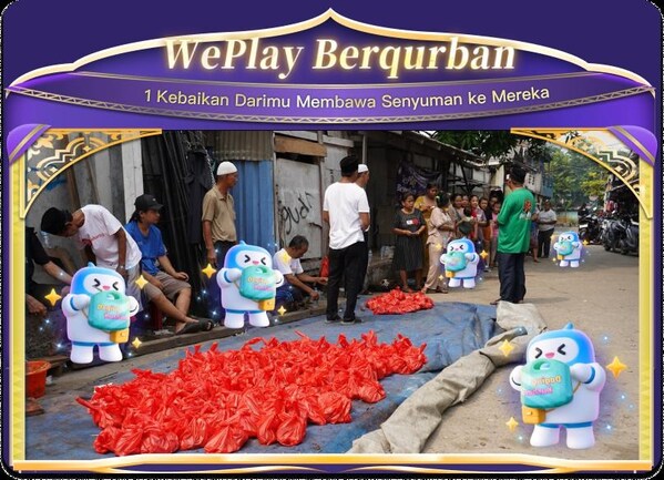 WePlay Fulfills Social Responsibility, Launches "WePlay Berqurban" Qurban Charity Activity in Indonesia