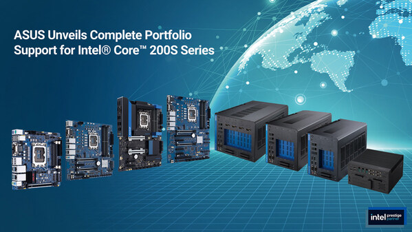 ASUS Unveils Complete Portfolio Support for Intel® Core™ 200S Series